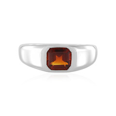 Anillo en plata con Citrino de Madeira