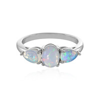 Anillo en plata con Ópalo de Welo
