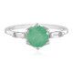 Anillo en oro con Esmeralda de Brasil
