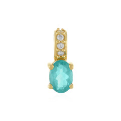 Colgante en plata con Apatita azul