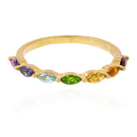 Anillo en plata con Amatista de Zambia