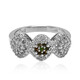 Anillo en plata con Alejandrita de Brasil