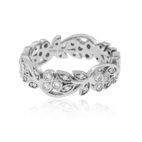 Anillo en platino con Diamante limpio a lupa F (LUCENT DIAMONDS)