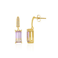 Pendientes en plata con Ametrino de Anahí