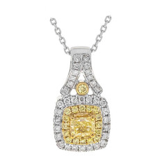Collar en oro con Diamante amarillo SI2 (CIRARI)
