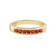 Anillo en plata con Rubí de Tanzania