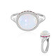Anillo en plata con Ópalo de Welo (Adela Silber)