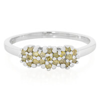 Anillo en plata con Diamante fantasía