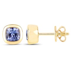 Pendientes en plata con Tanzanita