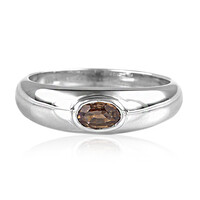Anillo en plata con Zircón canela