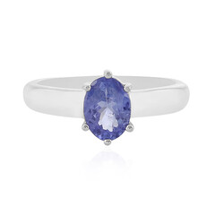 Anillo en plata con Tanzanita