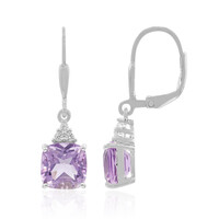 Pendientes en plata con Amatista