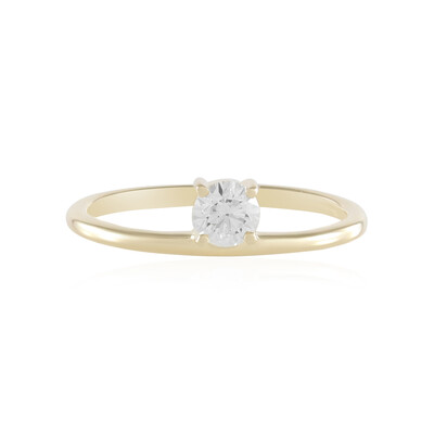 Anillo en oro con Diamante IF (G)  (de Melo)