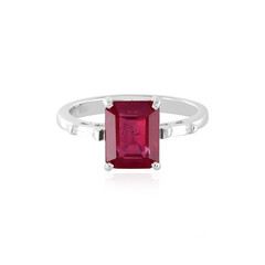 Anillo en plata con Rubí de Bemainty