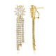 Pendientes en plata con Topacio blanco