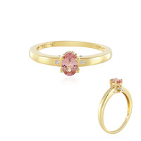Anillo en plata con Turmalina