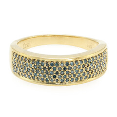 Anillo en plata con Diamante fantasía