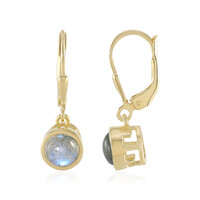 Pendientes en plata con Labradorita