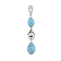Colgante en plata con Turquesa