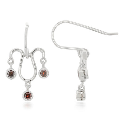 Pendientes en plata con Diamante fantasía