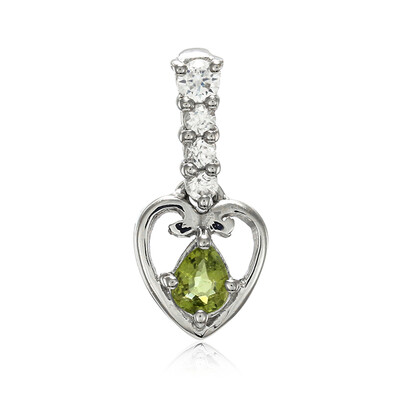 Colgante en plata con Turmalina cuprífera