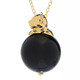 Collar en plata con Ónix negro (Gems en Vogue)