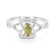 Anillo en plata con Turmalina cuprífera