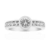 Anillo en plata con Danburita
