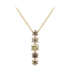 Collar en oro con Diamante fancy SI2 (CIRARI)