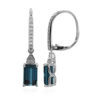 Pendientes en oro con Indicolita (CIRARI)