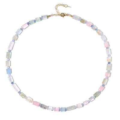 Collar en plata con Berilo fantasía (Riya)