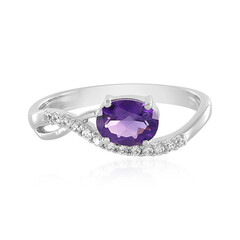 Anillo en plata con Amatista de Siberia