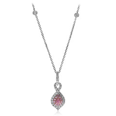 Collar en oro con Diamante rosa I1 (CIRARI)