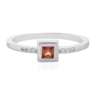 Anillo en plata con Zafiro Crepúsculo