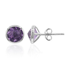 Pendientes en plata con Amatista