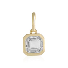 Colgante en plata con Topacio blanco