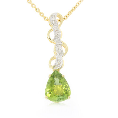 Collar en oro con Turmalina Paraíba (AMAYANI)