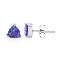 Pendientes en plata con Tanzanita