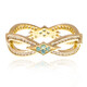 Anillo en oro con Turmalina Paraíba de Brasil (de Melo)