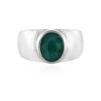 Anillo de hombre en plata con Grandidierita