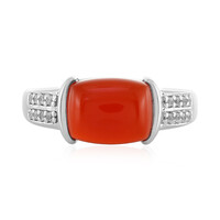 Anillo en plata con Cornalina