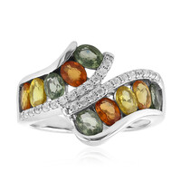Anillo en plata con Zafiro