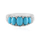 Anillo en plata con Turquesa bella durmiente