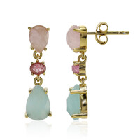 Pendientes en plata con Amazonita