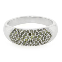 Anillo en plata con Diamante fantasía