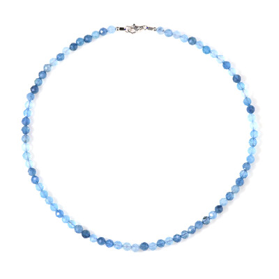 Collar en plata con Aguamarina de Brasil