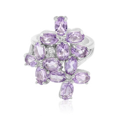 Anillo en plata con Amatista