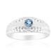 Anillo en plata con Aguamarina de Mozambique (Pallanova)