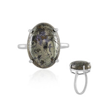 Anillo en plata con Oro de apache
