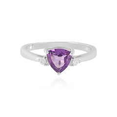 Anillo en plata con Amatista de Siberia
